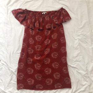 Madewell- Rust dress with POCKETS